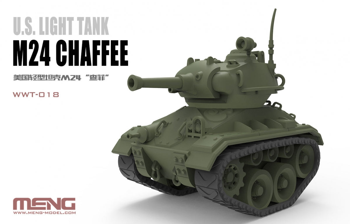 Meng Model WWT-018 M24 Chaffee U.S. Light Tank – zdjęcie 3