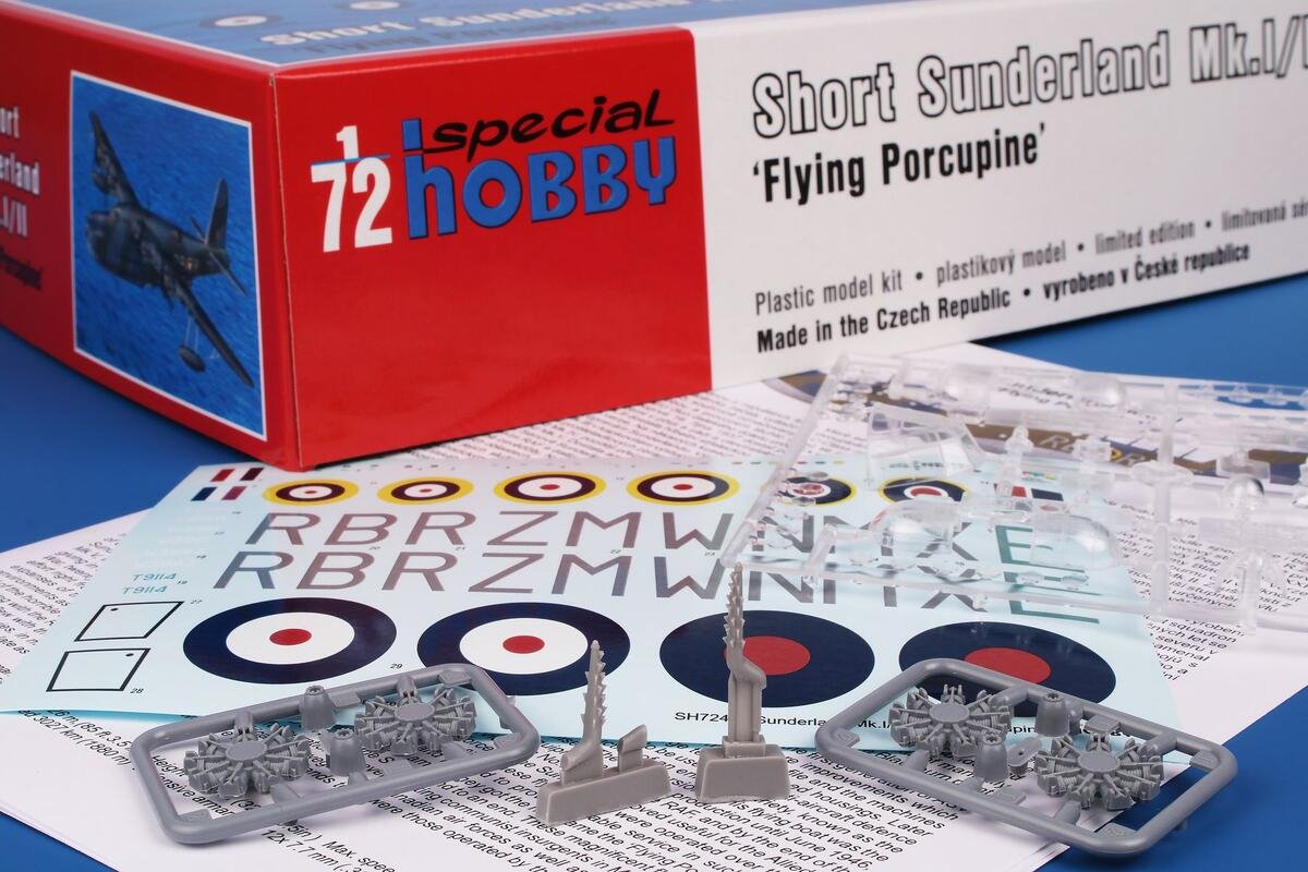 Special Hobby 72438 Short Sunderland Mk.I/II ‘The Flying Porcupine’ 1/72 – zdjęcie 11