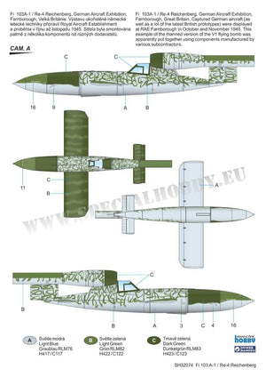 Special Hobby 32074 Fieseler Fi 103R / V-1 Reichenberg 1/32 – zdjęcie 4