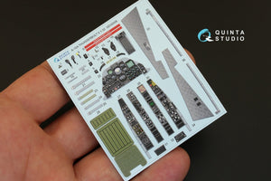 Quinta Studio QD32008 A-10A 3D-Printed &amp;amp; colored Interior on decal paper (for Trumpeter kit) 1/32 – image 3
