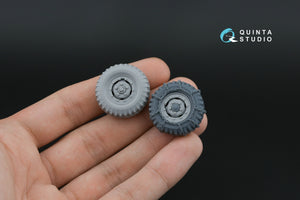 Quinta Studio QT35012 Dodge WC Family tyre set with chains (Zvezda) 1/35 – zdjęcie 5