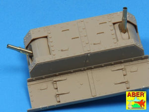 Aber 35L-156 Barrels for British WWI Tank Mark IV – Female 1/35 – image 3
