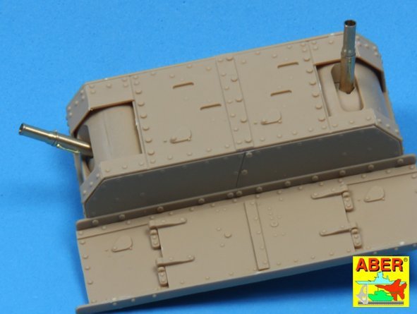 Aber 35L-156 Barrels for British WWI Tank Mark IV – Female 1/35 – image 3