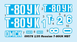 Trumpeter 09578 Russian T-80UK MBT 1/35 – zdjęcie 3