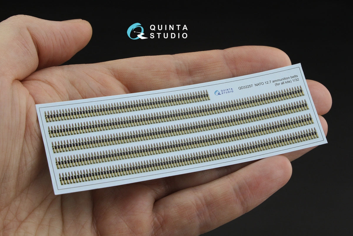 Quinta Studio QD32257 NATO 12.7 ammunition belts (All kits) 1/32 – zdjęcie 6