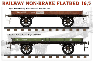 MiniArt 39004 RAILWAY NON-BRAKE FLATBED 16,5 t 1/35 – zdjęcie 8