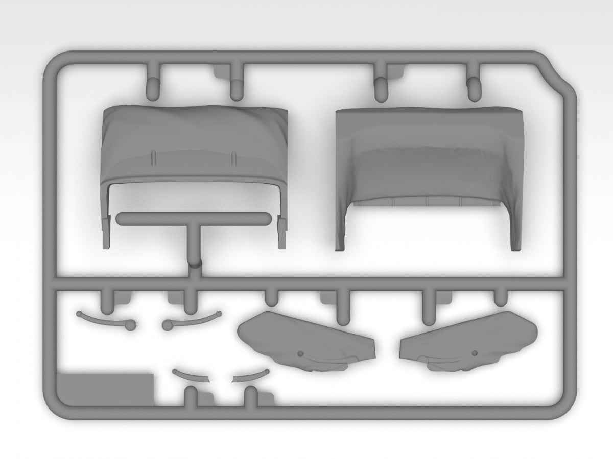 ICM 35543 Typ 320 (W142) Cabriolet B German Passenger Car 1/35 – zdjęcie 5