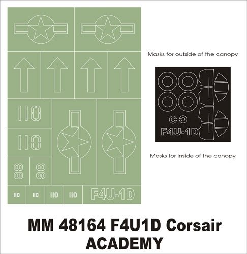 Montex MM48164 F4U1D Corsair ACADEMY