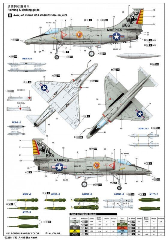 Trumpeter 02268 A-4M Skyhawk 1/32 – image 2