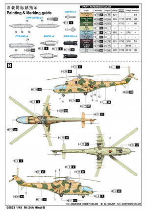 Trumpeter 05828 Mi-24A Hind-B 1/48 – zdjęcie 5