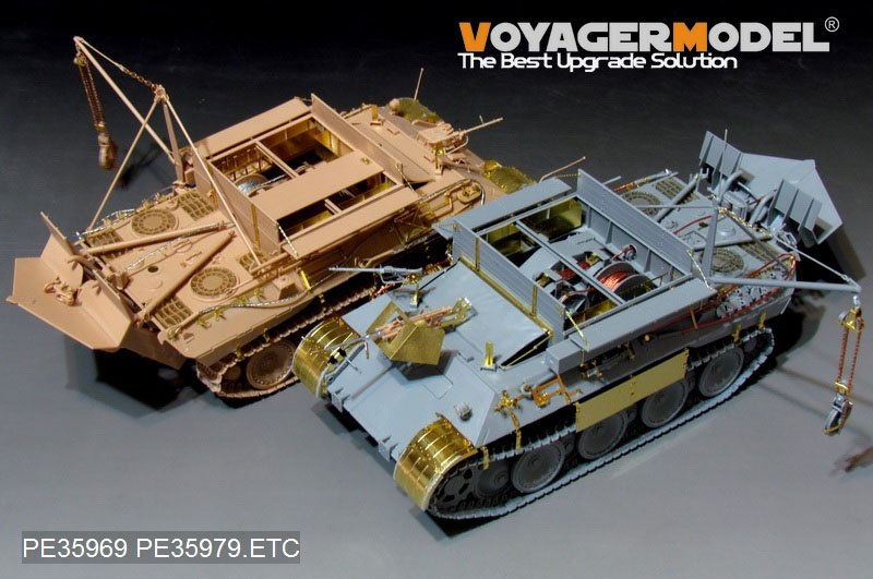 Voyager Model PE35979 WWII German Bergepanther Ausf.A (Early type,Panther A tool holders) Basic For TAKOM 2101 1/35 – zdjęcie 18