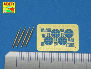 Aber A48 008 Set of 4 barrels for German Oerlikon 20mm aircraft machine guns MG FF with sights 1/48 – zdjęcie 3