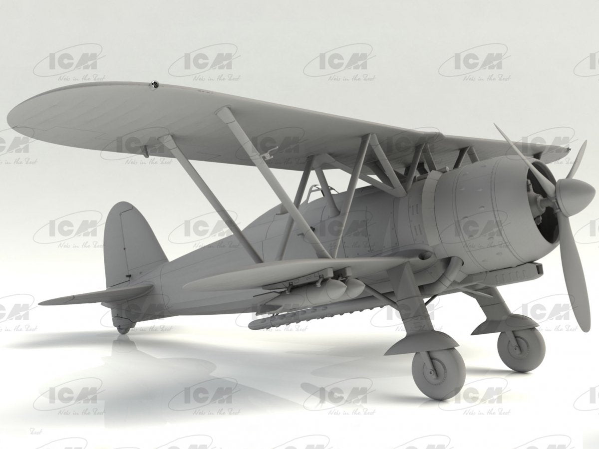 ICM 32020 Fiat CR.42 Falco WWII Italian Fighter 1/32 – zdjęcie 4
