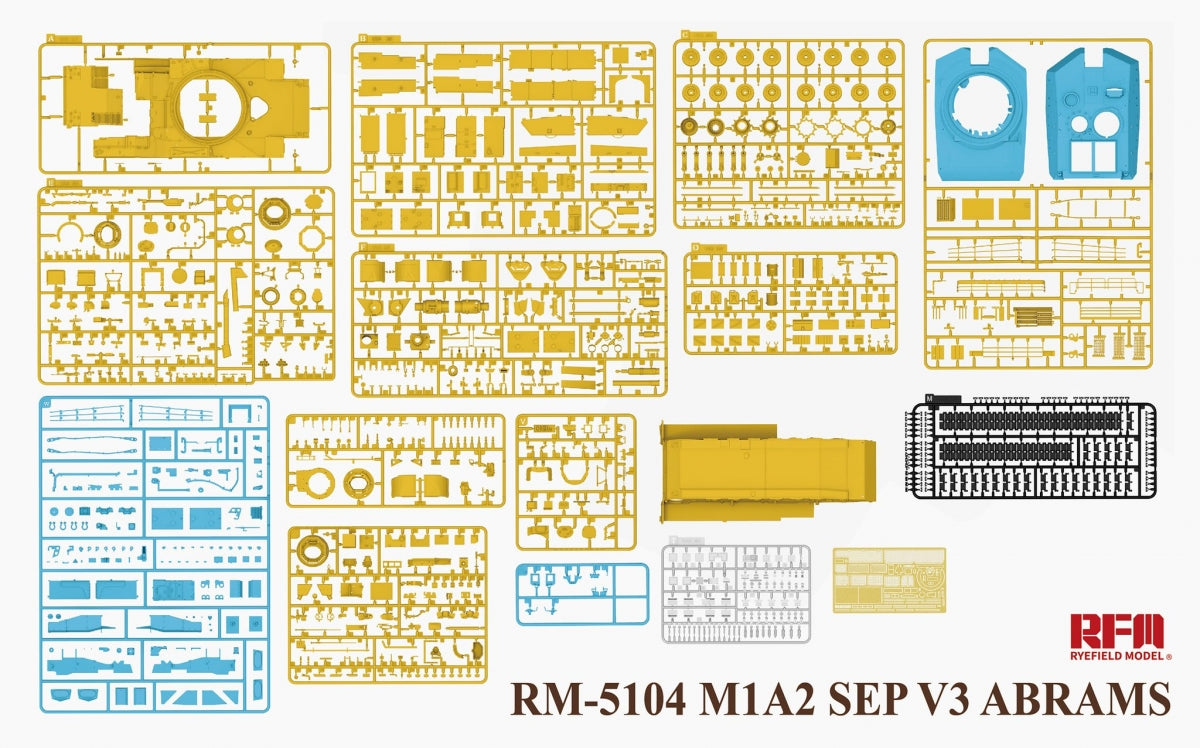 Rye Field Model 5104 M1A2 SEP V3 Abrams 1/35 – image 3
