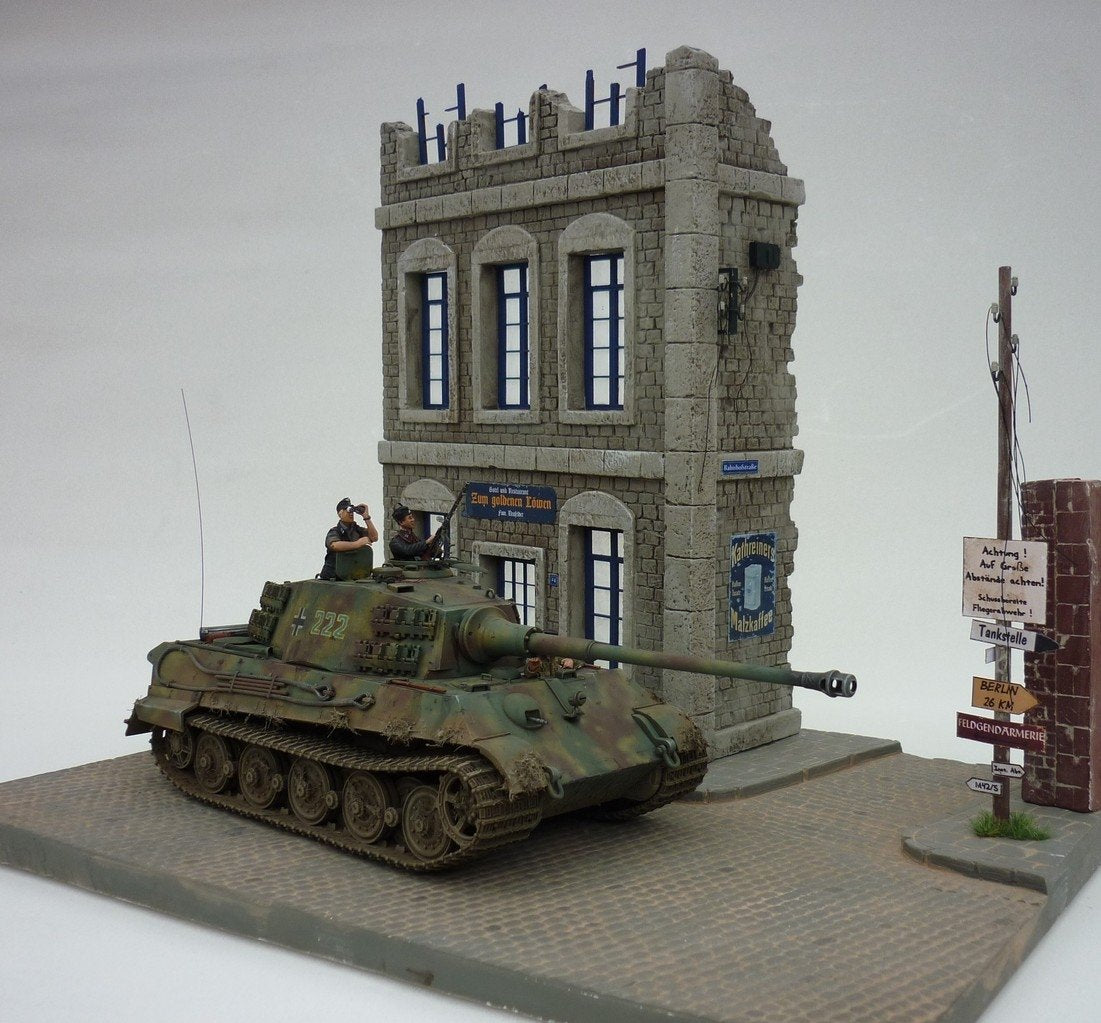 RT-Diorama 35197 Diorama-Base: &amp;quot;Street Corner&amp;quot; 1/35 – zdjęcie 6