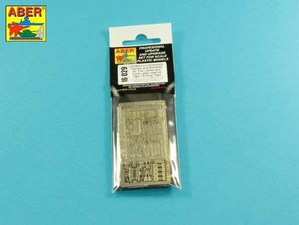Aber 16029 Handles for towing ropes and tensioning the tracks of Tiger I and King Tiger tanks 1/16