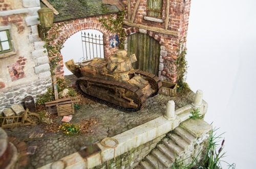 RT-Diorama 35308 Diorama Base: &amp;quot;Marne River Port&amp;quot; WWI 1/35 – image 9