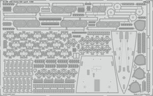 Eduard 53289 USS Alaska CB-1 part 1 HOBBY BOSS 1/350