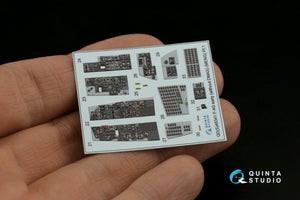Quinta Studio QD+48341 F-4G early 3D-Printed &amp;amp; coloured Interior on decal paper (Meng) (with 3D-printed resin parts) 1/48 – zdjęcie 5