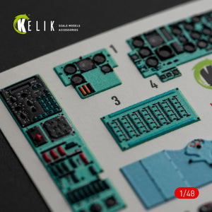KELIK K48073 Ka-27 Helix interior 3D decals for HobbyBoss kit 1/48 – zdjęcie 8