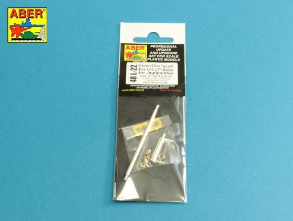 Aber 48L-22 Lufa Pak 43/3 L/71 8,8cm do Jagdpanter 1/48 – zdjęcie 3