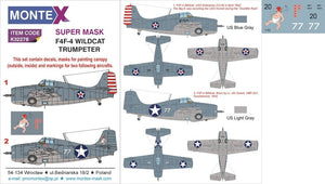 Montex K32278 F4F-4 WILDCAT 1/32