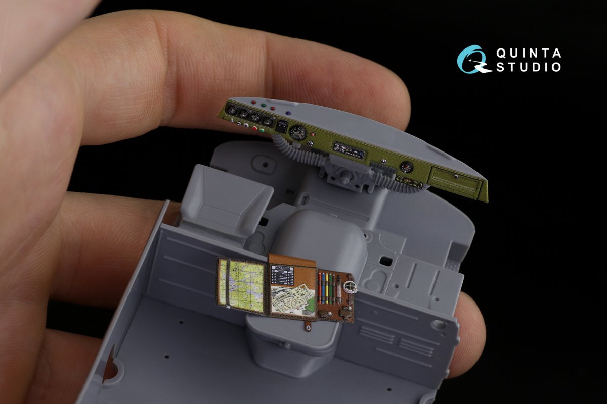 Quinta Studio QD35040 UAZ-452 3D-Printed &amp;amp; coloured Interior on decal paper (Zvezda) 1/35 – zdjęcie 2