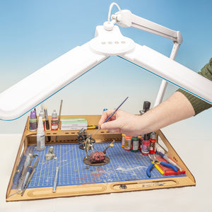 Lightcraft LC8020LED Double-Headed Versatile Task Lamp – immagine 3