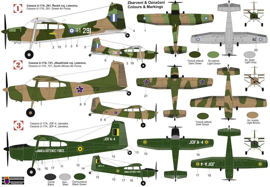 Kovozavody Prostejov KPM0231 Cessna U-17A Skywagon 1/72 – image 2