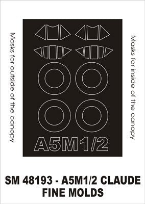 Montex SM48193 A5M1/2 Claude FINE MOLDS 1/48