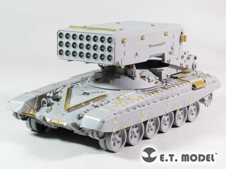 E.T. Model E35-230 Russian TOS-1A Multiple Rocket Launcher (For TRUMPETER 05582) 1/35 – zdjęcie 2