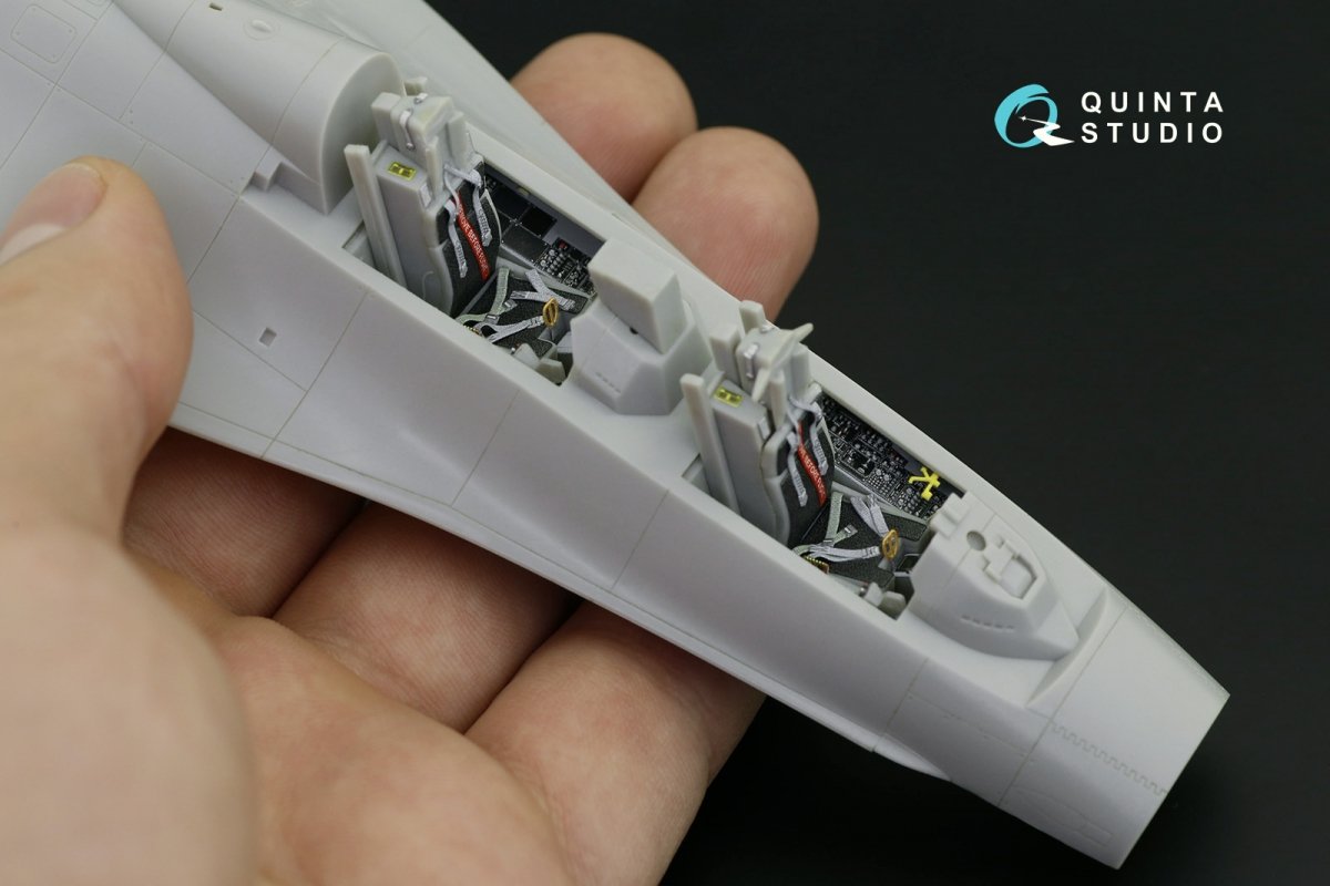 Quinta Studio QD48221 F-16B 3D-Printed &amp;amp; coloured Interior on decal paper (Hasegawa) 1/48 – zdjęcie 2
