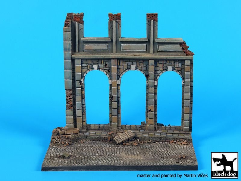 Black Dog D48002 House ruin (Europe) base 1/48 – zdjęcie 5