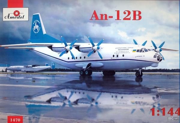 A-Model 01470 ANTONOV AN-12B 1/144