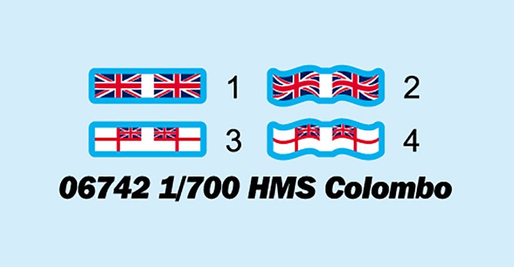 Trumpeter 06742 HMS Colombo 1/700 – zdjęcie 3
