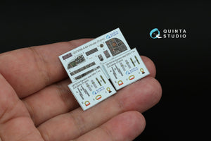 Quinta Studio QD72098 A-6A Intruder 3D-Printed &amp; coloured Interior on decal paper (Fujimi) 1/72