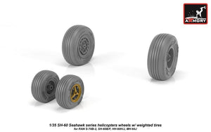 Armory Models AW35302 SH-60 Seahawk wheels w/ weighted tires 1/35 – image 4