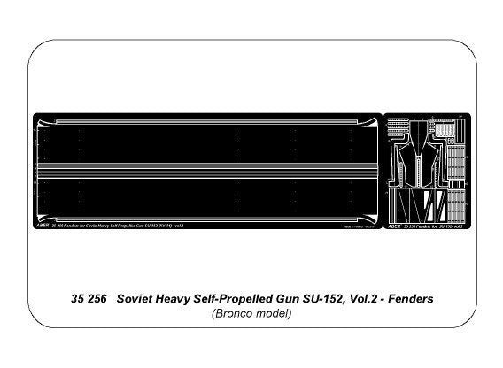 Aber 35256 SU-152 (KV-14) vol.2-Fenders 1/35 – immagine 4