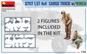 MiniArt 35389 G7117 1,5T 4×4 CARGO TRUCK w/WINCH 1/35 – zdjęcie 3