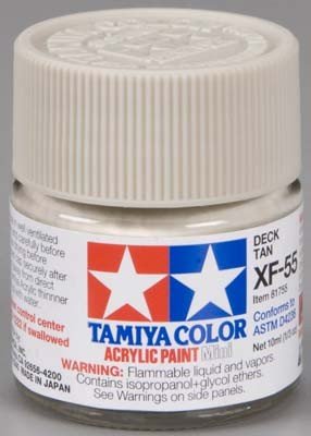 Tamiya XF55 Deck Tan (81755) Acrylic paint 10ml – zdjęcie 2
