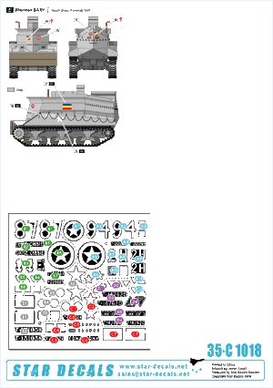 Star Decals 35-C1018 British Special Shermans 1/35 – zdjęcie 2