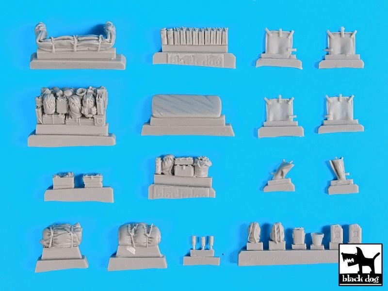 Black Dog T72078 Sd.Kfz 7 accessories set for Revell 1/72 – zdjęcie 6