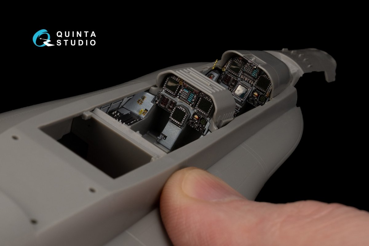 Quinta Studio QD48215 F/A-18D Early 3D-Printed &amp;amp; coloured Interior on decal paper (Kinetic) 1/48 – zdjęcie 5