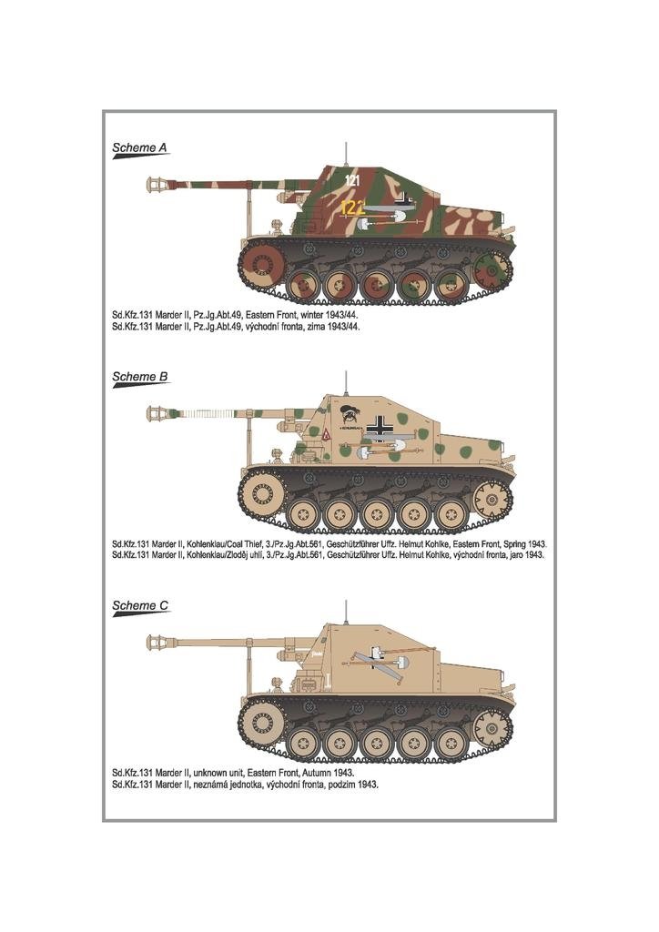Special Armour 72020 Sd.Kfz 131 Marder II (7,5 cm PaK 40/2) 1/72 – immagine 6