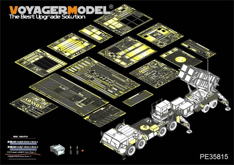 Voyager Model PE35815 Modern U.S. Patriot SAM System w/M983 Tractor Basic（For TRUMPETER 01021+01022/AFV 35S87） 1/35