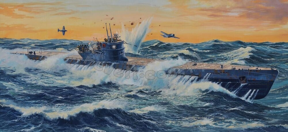 Revell 05180 German Submarine Type IX (U505) - Limited Edition 1/72 – zdjęcie 2