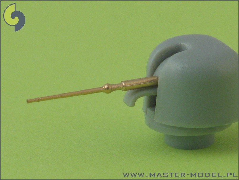 Master SM-350-035 OTO-Melara 76 mm/62 (3&amp;quot;) gun barrels (2pcs) – immagine 3