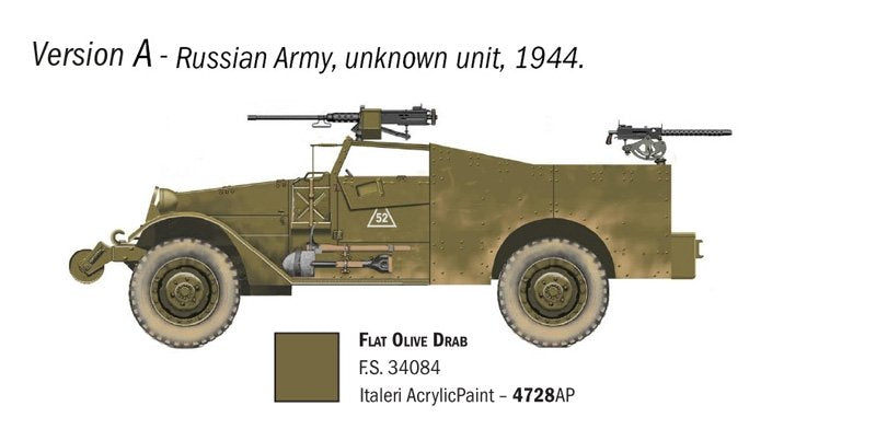 Italeri 7063 M3A1 Scout Car 1/72 – zdjęcie 4
