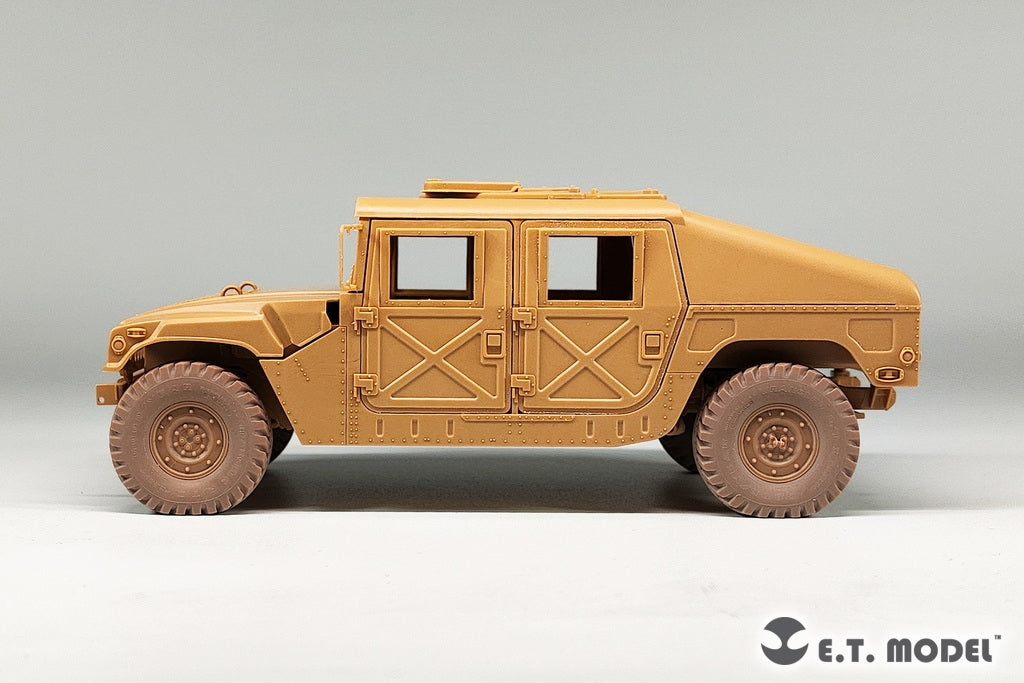 E.T. Model P35-168 Modern USA M1024/M1046 Humvee Sagged Wheels 1/35 – zdjęcie 10