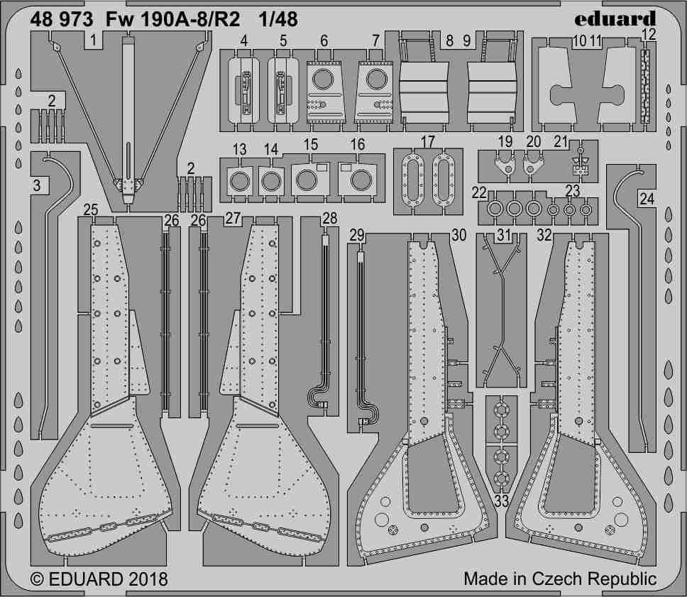 Eduard SIN64860 Fw 190A-8/ R2 ADVANCED 1/48 EDUARD – zdjęcie 2
